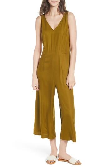 Women's Hinge Double-v Jumpsuit, Size - Green
