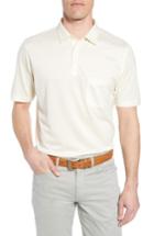 Men's Peter Millar Collection Discovery Silk & Cotton Polo - White