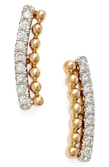 Women's Dana Rebecca Designs 'poppy Rae' Diamond Ear Crawlers