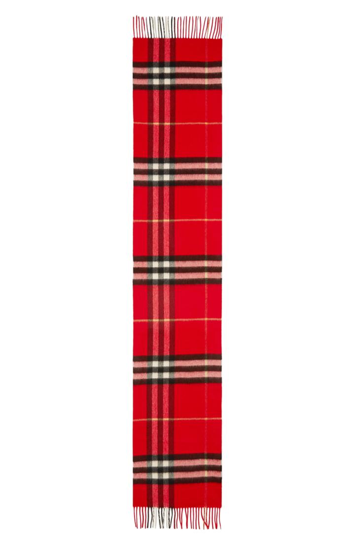 Women's Burberry Giant Icon Check Cashmere Scarf