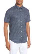 Men's Good Man Brand Daisy Dot Slim Fit Sport Shirt - Blue