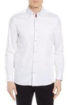 Men's Ted Baker London Crazee Slim Fit Stretch Sport Shirt (m) - White
