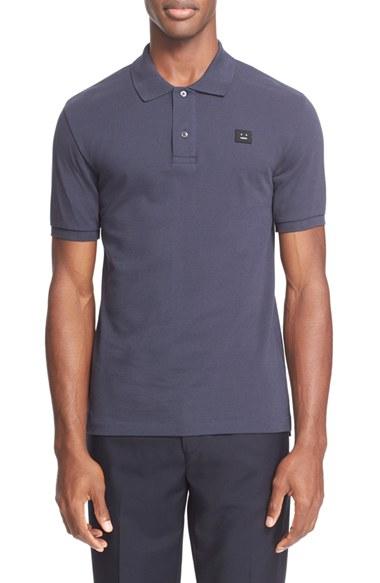 Men's Acne Studios 'kolby' Pique Polo Shirt