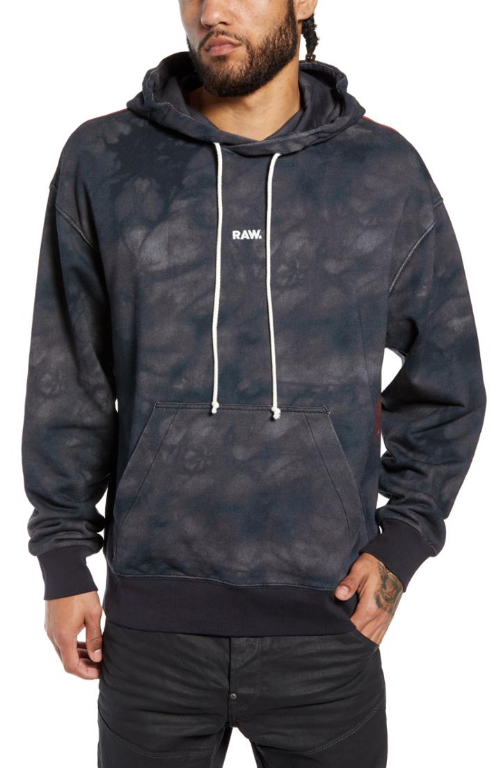 Men's G-star Raw Cryrer Sunset Hooded Sweatshirt - Black