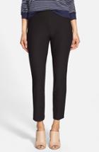 Women's Eileen Fisher Notch Cuff Slim Crop Pants - Black