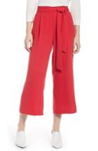 Women's Halogen Wide Leg Crop Pants - Red