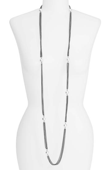 Women's Lisa Freede Long Bead & Chain Necklace