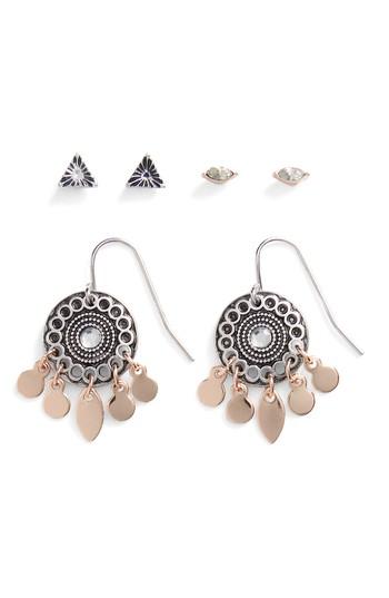 Women's Topshop Set Of 3 Earrings