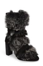 Women's Charles By Charles David Alberta Faux Fur Boot M - Black