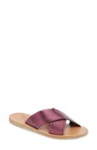 Women's Ancient Greek Sandals Thais Slide Sandal Us / 41eu - Purple