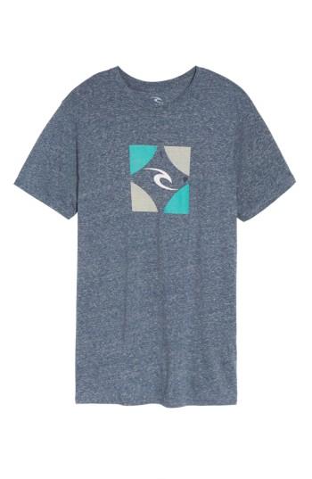 Men's Rip Curl Boxed Logo Graphic T-shirt - Blue