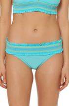 Women's Bleu By Rod Beattie Smocked Hipster Bikini Bottoms