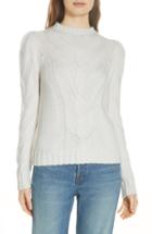 Women's La Vie Rebecca Taylor Cozy Cable Sweater - Ivory
