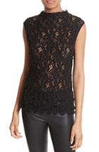 Women's Helmut Lang Lace Shell /small - Black