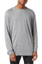 Men's Topman Aaa Collection Long Sleeve T-shirt - Grey