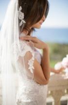 Brides & Hairpins Mikaela Embellished Veil, Size - Ivory
