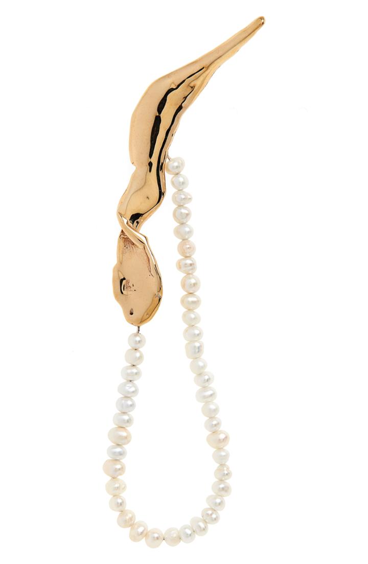 Women's Faris Folia Pearl Earring