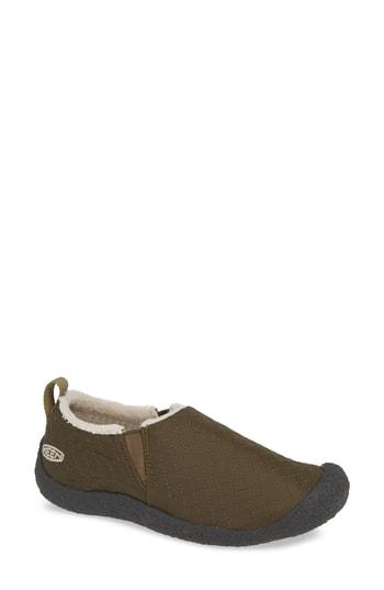 Women's Keen Howser Quilted Nylon Slip-on M - Green