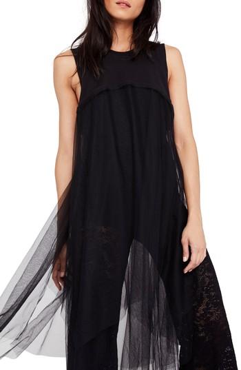 Women's Free People All The Way Up Tank - Black