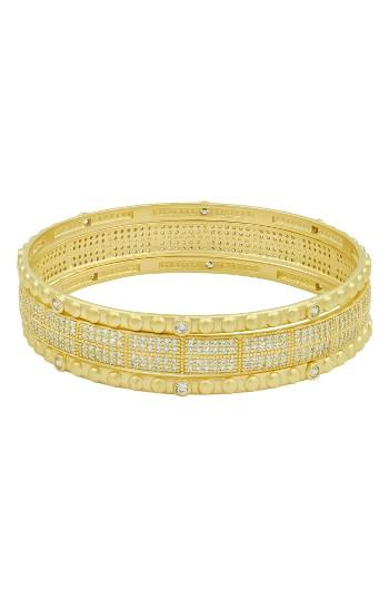 Women's Freida Rothman Amazonian Allure Set Of 3 Pave Bangles