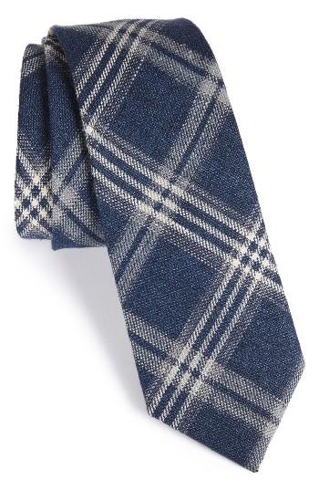 Men's Bonobos Bay Plaid Wool Blend Tie