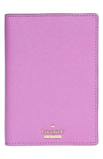Kate Spade New York 'cameron Street' Leather Passport Holder - Red