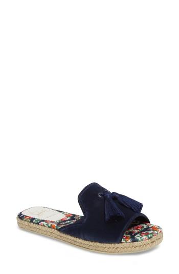 Women's Christian Louboutin Pacha Tassel Open Toe Mule Us / 34eu - Blue