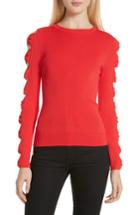 Women's Ted Baker London Yonoh Cutout Sleeve Sweater - Red