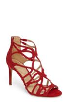 Women's Vince Camuto Lorrana Cage Sandal M - Red