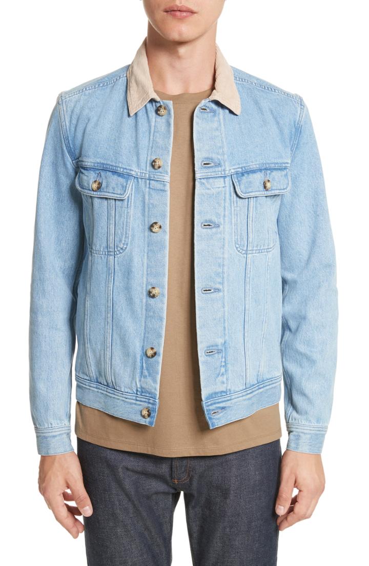 Men's A.p.c. Veste Howl Denim Jacket