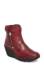 Women's Fly London 'yava' Bootie -8.5us / 39eu - Red