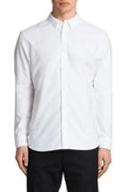 Men's Allsaints Huntington Fit Sport Shirt, Size Small - White