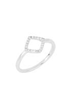 Women's Carriere Diamond Open Square Stacking Ring (nordstrom Exclusive)