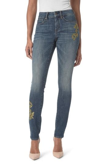 Women's Nydj Alina High Waist Stretch Skinny Jeans - Blue