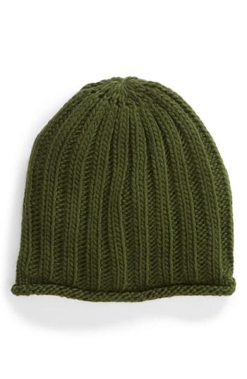 Women's Free People Rory Rib Beanie - Green