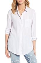 Women's Rails Aly Stripe Woven Shirt - White
