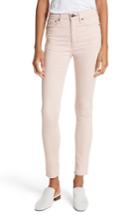 Women's Rag & Bone/jean High Waist Ankle Skinny Jeans - Pink