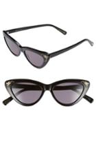 Women's D'blanc A-muse 52mm Sunglasses - Embellished Black/ Grey