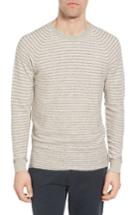Men's Billy Reid Combo Stripe Crewneck Sweater