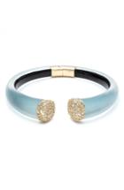 Women's Alexis Bittar Retro Gold Collection Encrusted Pave Hinge Bracelet