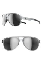Women's Adidas Pacyr 58mm Mirrored Sunglasses - Crystal Grey/ Chrome
