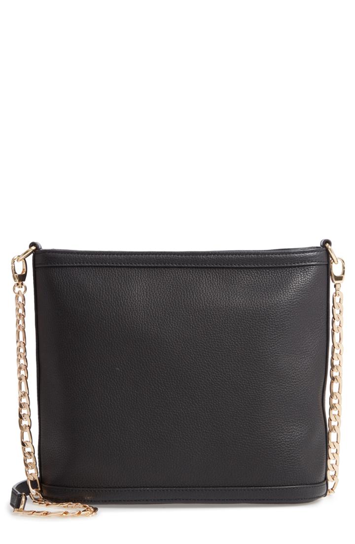 Nordstrom Maribel Leather Crossbody Bag - Black