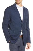 Men's 1901 Extra Trim Fit Garment Dyed Wool Sport Coat S - Blue