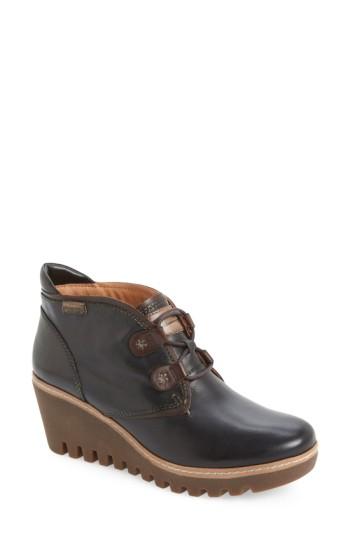 Women's Pikolinos 'maple' Wedge Bootie Us / 41eu - Black