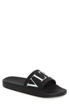 Men's Valentino Slide Sandal Us / 39eu - Black