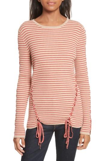 Women's Tabula Rasa Palos Lace-up Stretch Wool Top