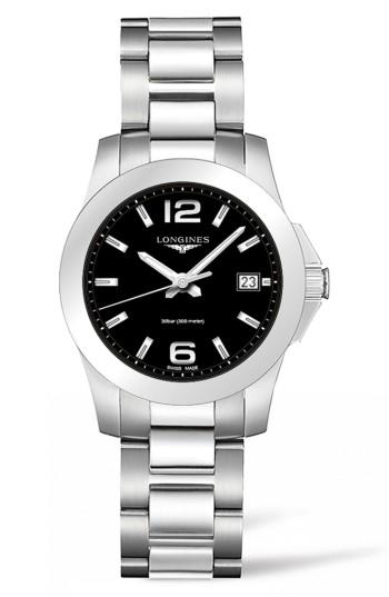Women's Longines Conquest Bracelet Watch, 34mm