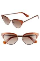 Women's Kate Spade New York Jahnams 52mm Cat Eye Sunglasses - Dark Havana