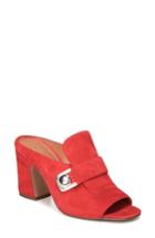 Women's Sarto By Franco Sarto Rosalie Block Heel Sandal .5 M - Red