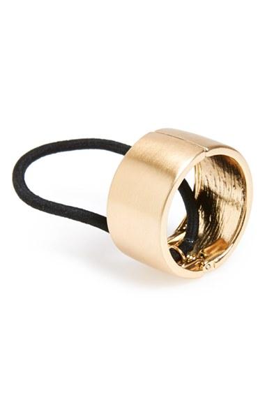L. Erickson Cuff Ponytail Holder, Size - Metallic